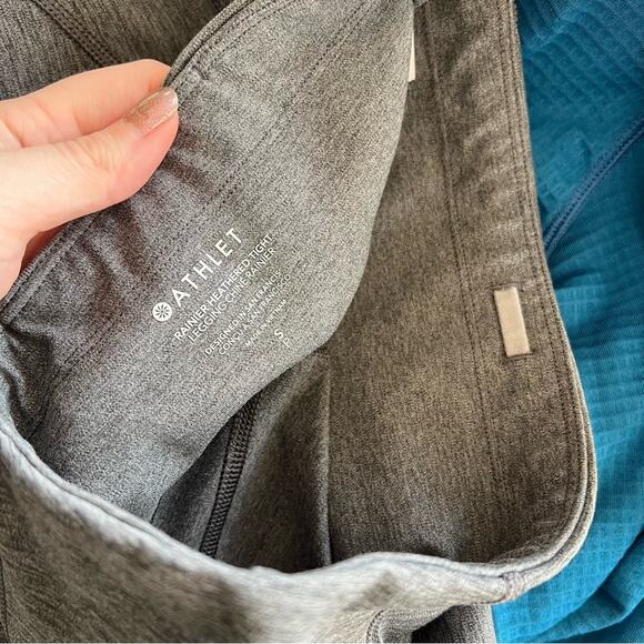 Athleta Rainier Grey Heathered High Rise Tight Leggings - Picture 9 of 11